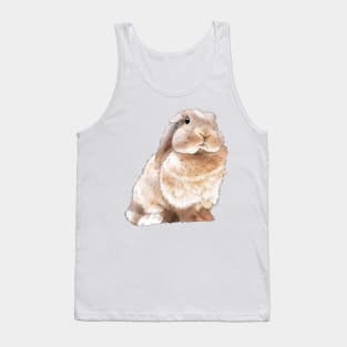 Sassy Cream Bunny Tank Top